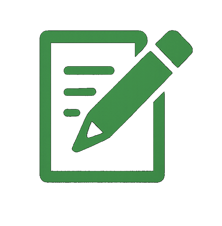 Clipboard with Pen Icon